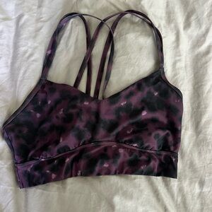 Women’s All in motion purple sports bra size medium